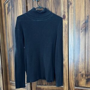 Faded Glory Classic Black Turtleneck Sweater